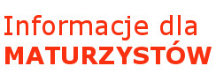 informacje dla maturzystów